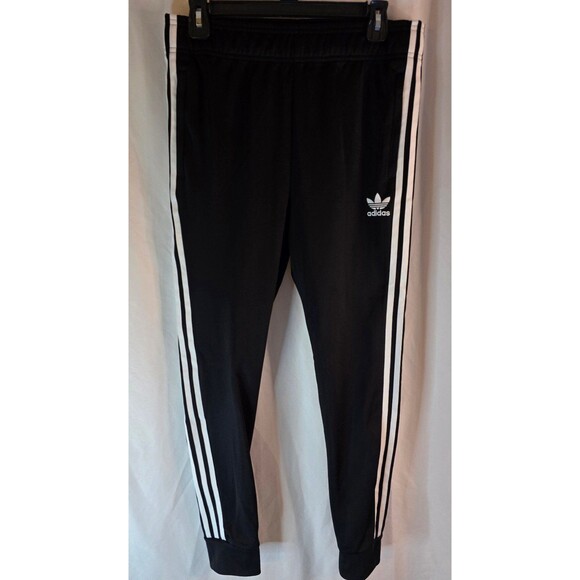 Adidas Youth Black Track Pants - Picture 1 of 4